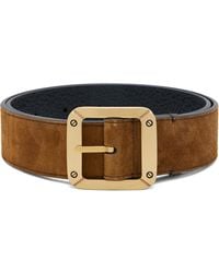 Acne Studios - Reversible Leather Belt - Lyst