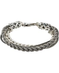 Emanuele Bicocchi - Bracelet-Chainette Tressé - Lyst