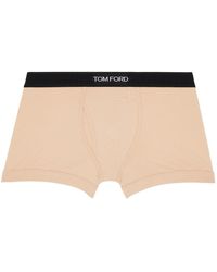 Tom Ford - Beige Classic Fit Boxer Briefs - Lyst