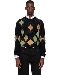 ANDERSSON BELL - Tom Argyle Crew-Neck Sweater - Lyst