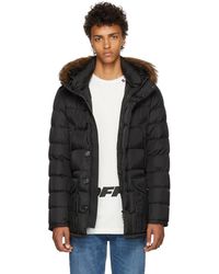 Moncler Black Cluny Down Coat