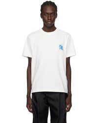 Adererror - White Crystal-cut T-shirt - Lyst