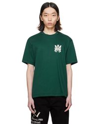 Amiri - T-shirt vert à logos - Lyst