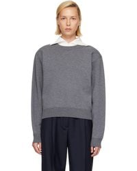 Rohe - Statement Shoulder Crewneck Sweater - Lyst
