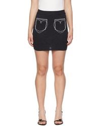 Moschino - Heart Pocket Miniskirt - Lyst