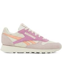 Reebok - Off- & Classic Leather Sneakers - Lyst