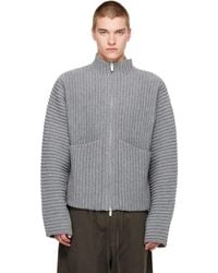 Seventh - Globe Rib Knit Cardigan - Lyst