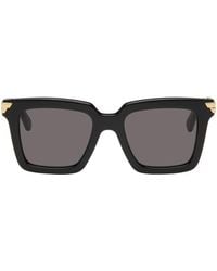Bottega Veneta - Black Square Sunglasses - Lyst