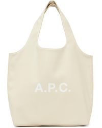 A.P.C. - Off- Ninon Tote - Lyst