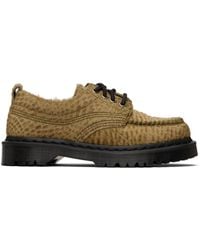 Dr. Martens - Lowell Hair On Leather Moc Toe Derbys - Lyst