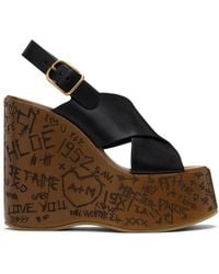 Chloé - Maxime Wedge Sandal - Lyst
