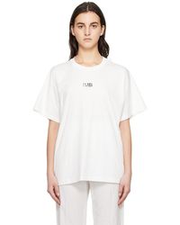 MM6 by Maison Martin Margiela - White Patch T-shirt - Lyst