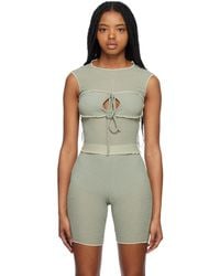 Yuzefi - Keyhole Tank Top - Lyst