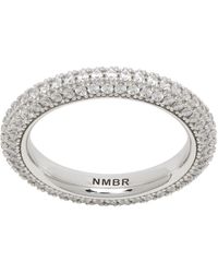 NUMBERING - #3415 Pave Doughnut Ring - Lyst