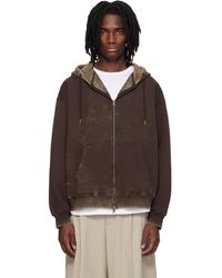 MMIC - Pull À Capuche Dusk Brun À Glissière - Lyst
