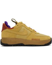 Nike - Yellow Air Force 1 Wild Sneakers - Lyst