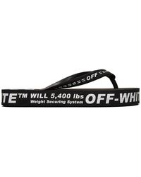 flip flop off white