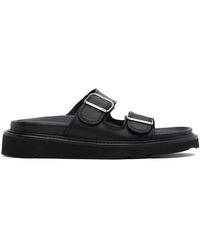 KENZO - Paris ' Matto' Leather Sandals - Lyst