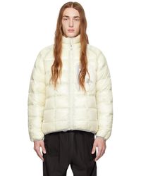 and wander - Off-white Diamond Stitch Packable Down Jacket - Lyst