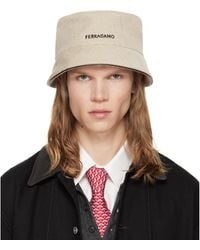 Ferragamo - Canvas Bucket Hat - Lyst