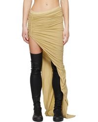 Rick Owens - Hollywood Soft Edfu Long Maxi Skirt - Lyst