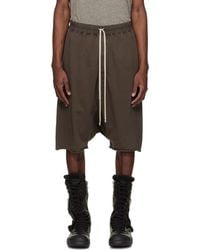 Rick Owens - Temple Drawstring Pods Shorts - Lyst