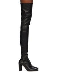 Bottega Veneta - Black Tripod Over-the-knee Boots - Lyst