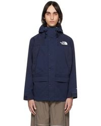 The North Face - Navy Mountain Cargo Jacket - Lyst