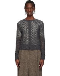 Dries Van Noten - Open-Knit Cardigan - Lyst