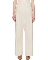 LE17SEPTEMBRE - Off- Relaxed Trousers - Lyst