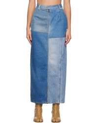 Niccolò Pasqualetti - Patta Denim Maxi Skirt - Lyst