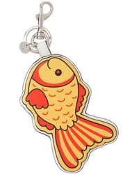 JW Anderson - Yellow & Red Gold Fish Keychain - Lyst