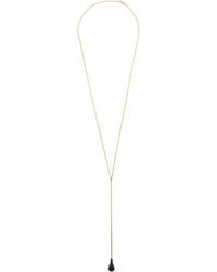 TOTEME - Onyx Drop Necklace - Lyst