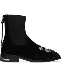 Toga - Suede Boots - Lyst
