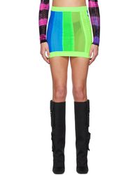 AGR - Striped Miniskirt - Lyst