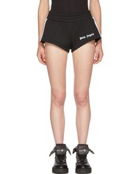 palm angels black shorts
