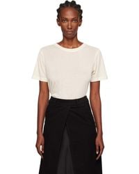 GIA STUDIOS - Off- Camille T-Shirt - Lyst
