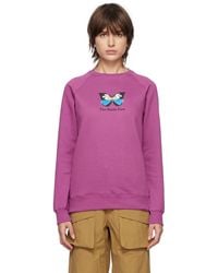 The North Face - Purple Places We Love Sweatshirt - Lyst