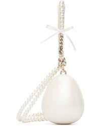 Simone Rocha - Pearl & Chain Strap Pearl Egg Bag - Lyst