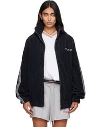 Versace - Cotton-terry Jacquard Zip Jacket - Lyst