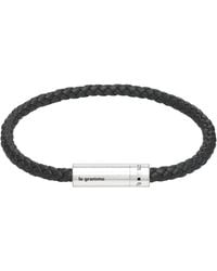 Le Gramme - 'Le 7G' Leather Cable Bracelet - Lyst