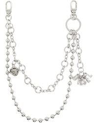 DIESEL - Metal Charm Chains & Pendant Keychain - Lyst