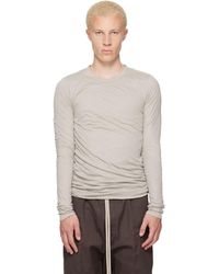 Rick Owens - Off- Tower Double Ls T-Shirt - Lyst