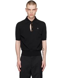 Vivienne Westwood - Black Ripped Polo - Lyst
