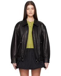 DUNST - Oversized Vintage Leather Jacket - Lyst