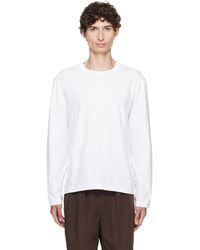 Tekla - Long-Sleeved T-Shirt - Lyst