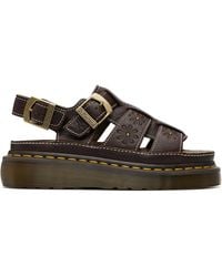 Dr. Martens - Wrenlie Grizzly Fisherman Platform Sandals - Lyst