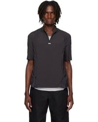 Amomento - Mock Neck Zip T-Shirt - Lyst