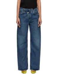 Agolde - Arc Criss Cross Jeans - Lyst