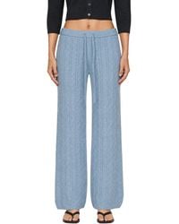 Skims - Sweater Knit Cable Straight Leg Lounge Pants - Lyst